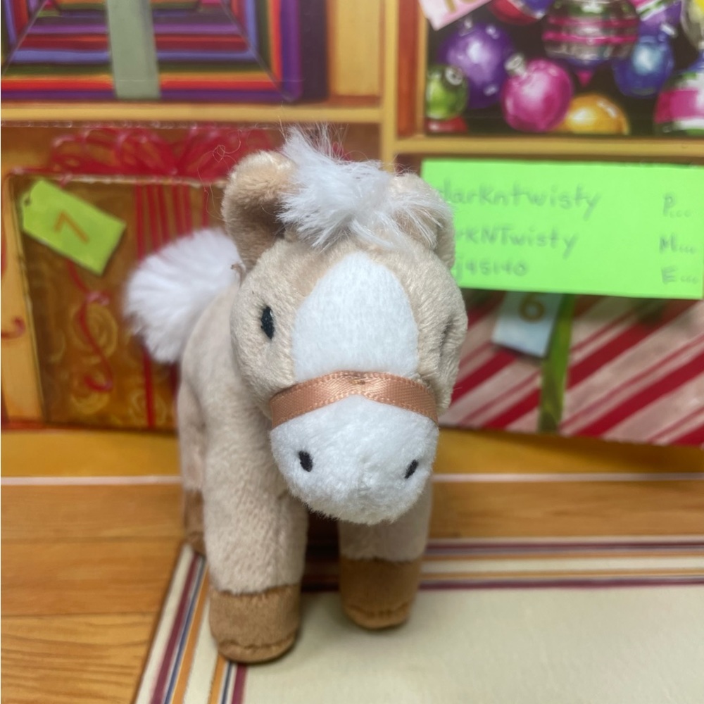 1 BRAND NEW GUND MINI PONY PONEY PLUSH ORNAMENT TOY APPROX 4” PRICE FIRM - Picture 3 of 15
